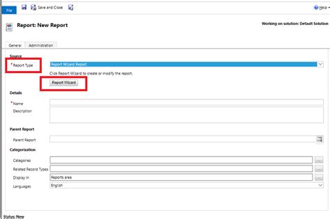 dynamics 365 reports|Create a report using the Report Wizard .